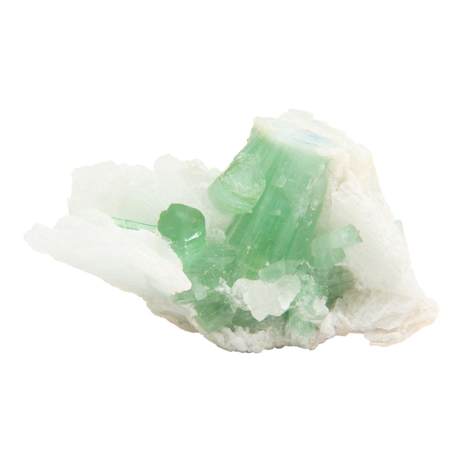 Tourmaline, Green - Cluster