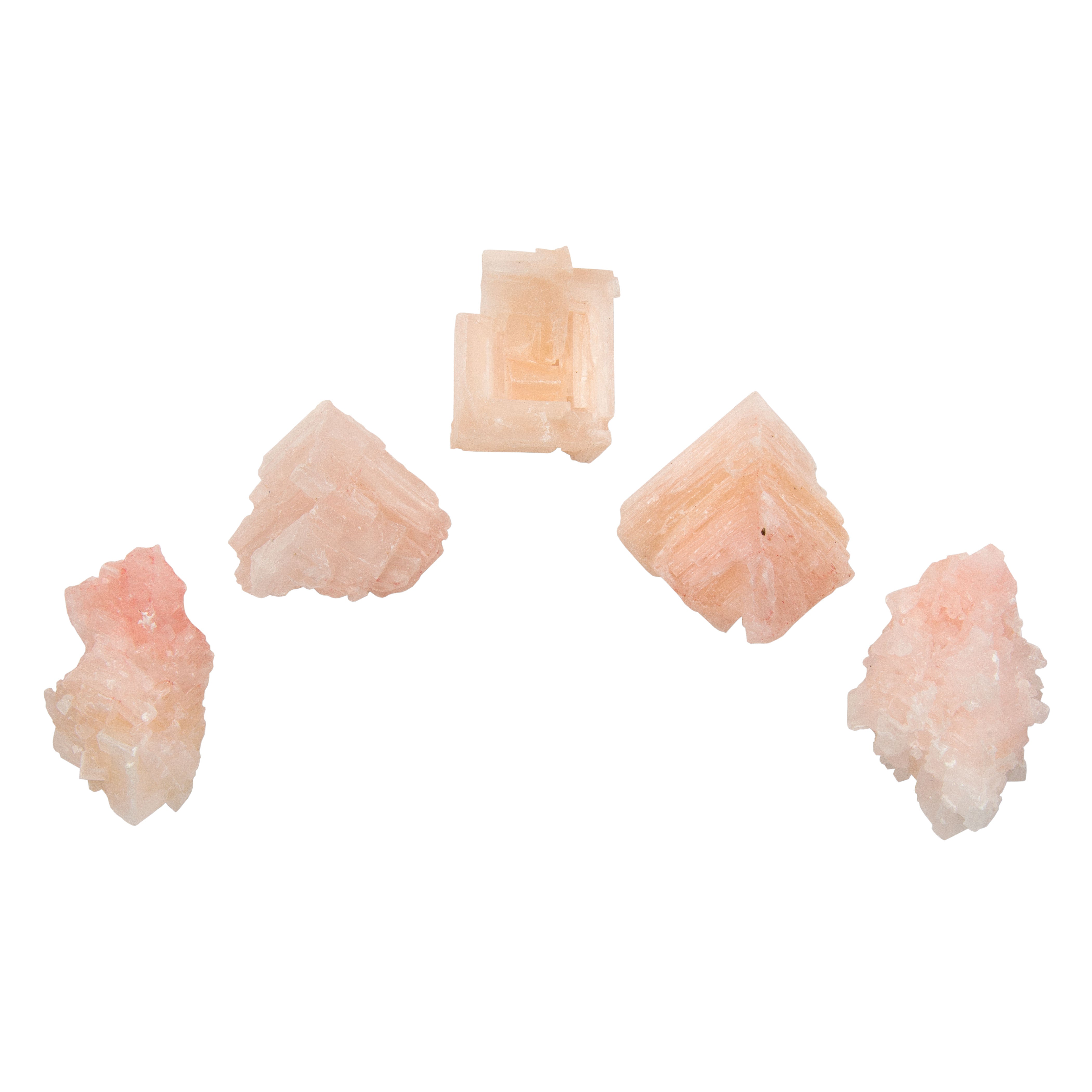 Halite - Pink, Small Clusters – Pink Heart Healing