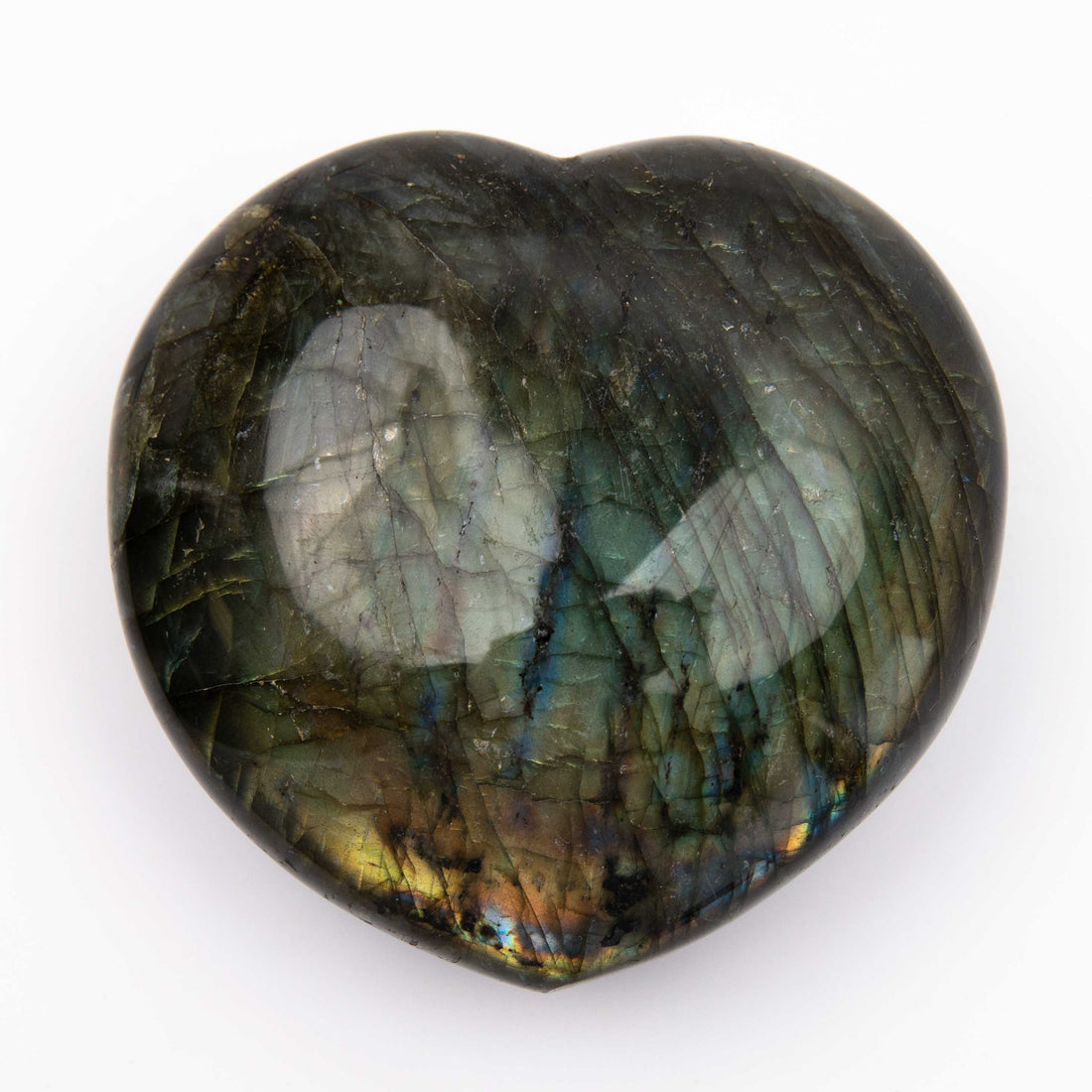 Labradorite - Heart, Polished