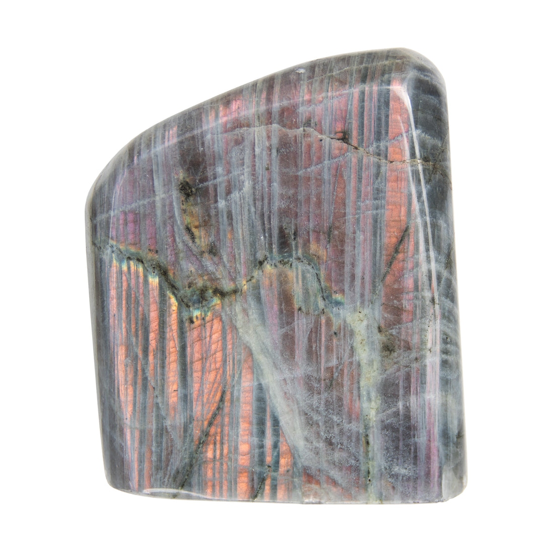 Labradorite- Rainbow, Free Form- Large, purple and pink
