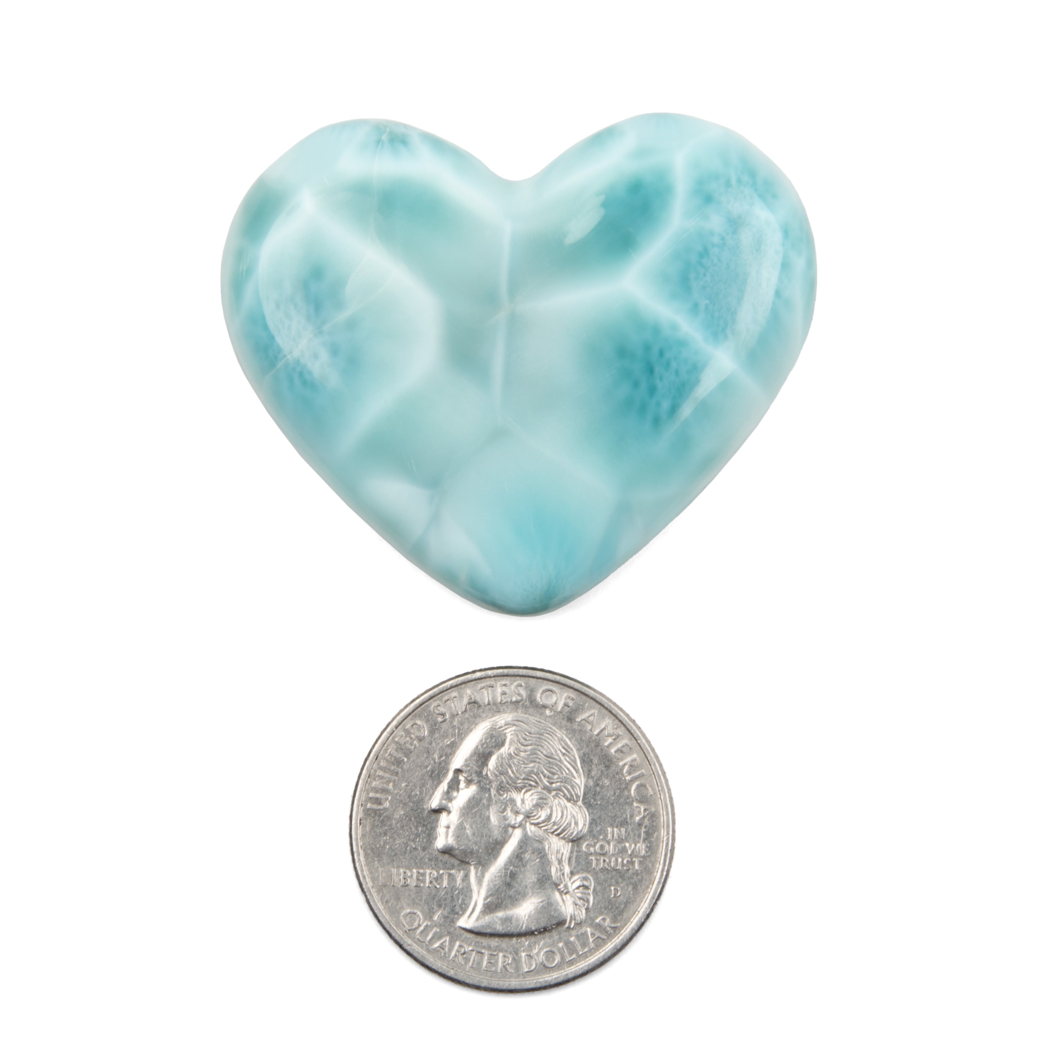 Larimar Heart – Pink Heart Healing