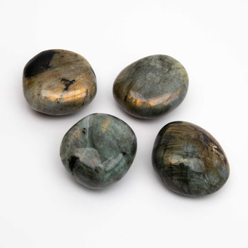 Labradorite, Orange Flash - Palm Stones
