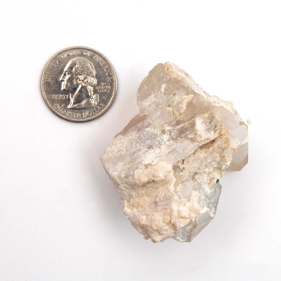 Beryl var. Morganite Terminated - in Quartz W/ Cleavelandite