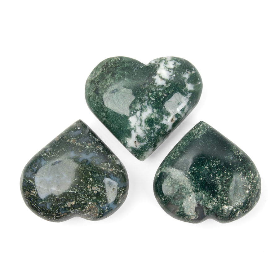 Agate - Moss, Hearts