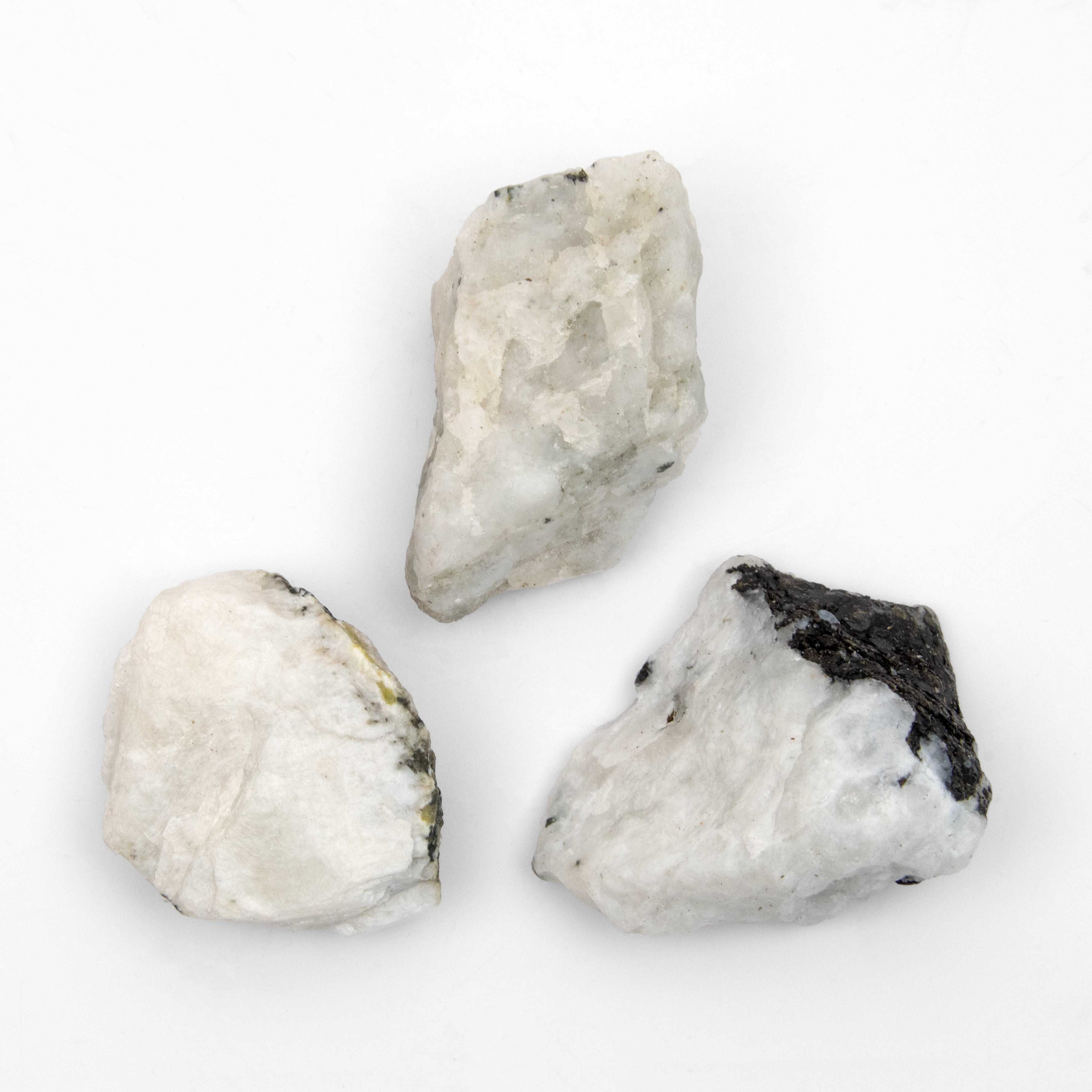 Moonstone - Rainbow, Blue Flash, Rough – Pink Heart Healing