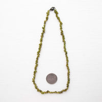 Peridot - Chip Beaded Necklace