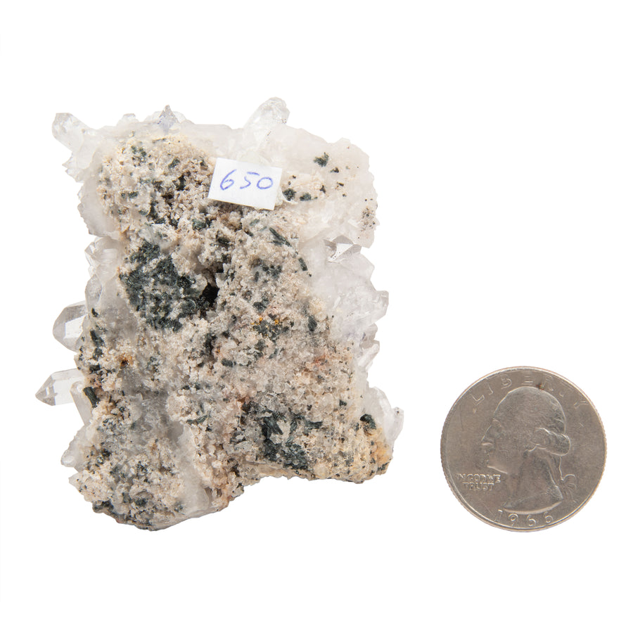 Pink Quartz w/ Fluorite