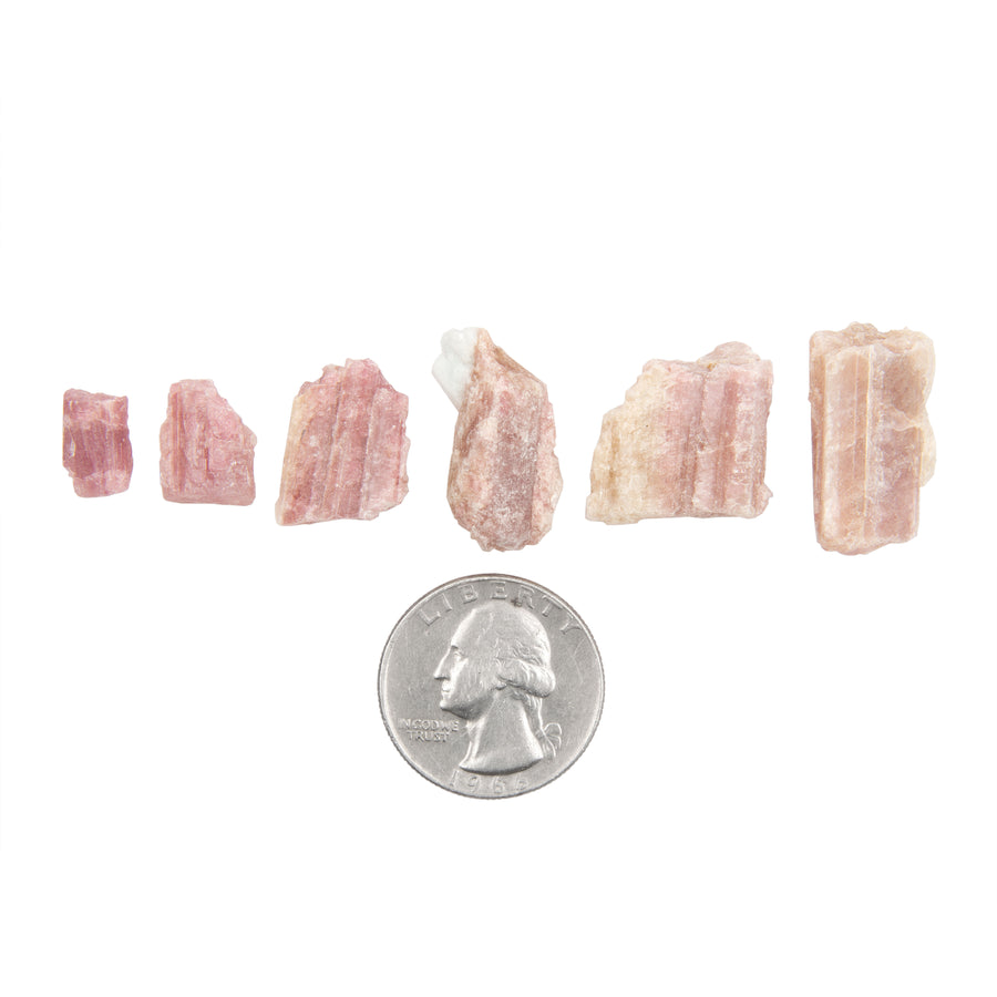 Tourmaline, Pink - Small Crystals