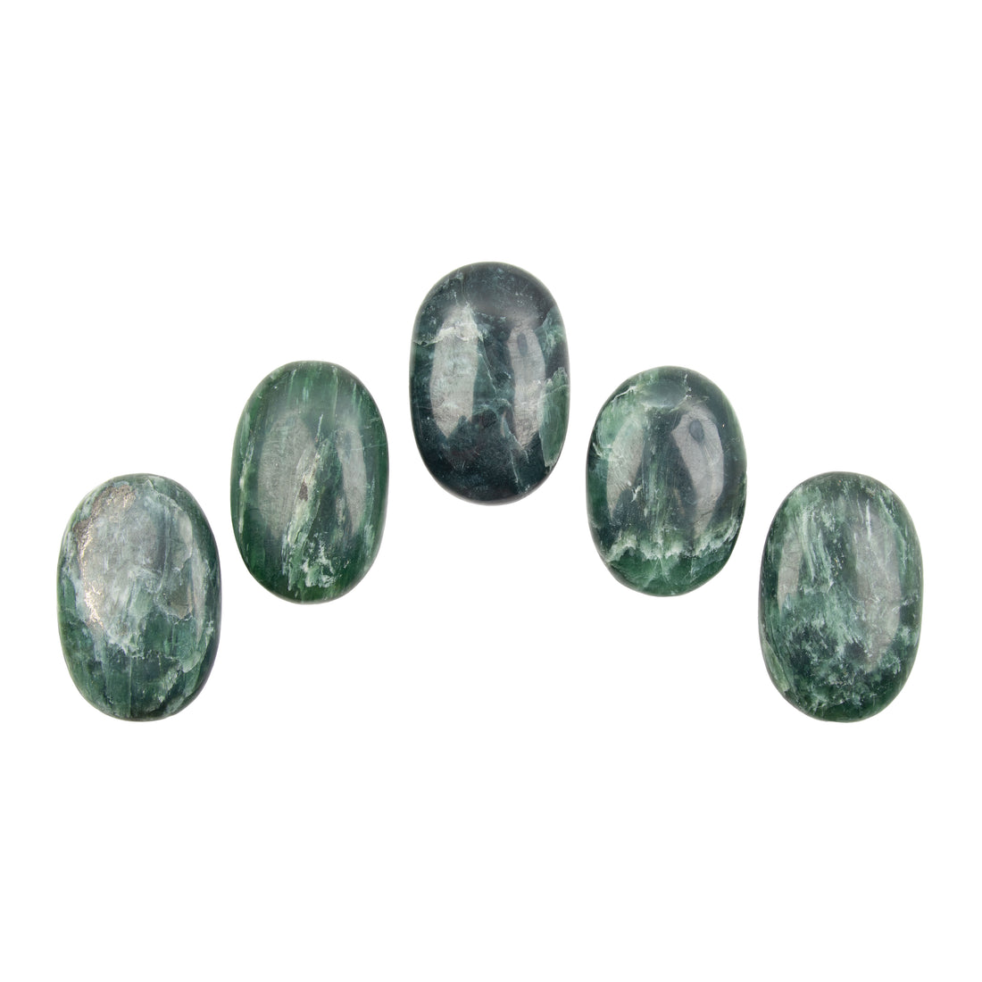 Green Kyanite - Palm Stones