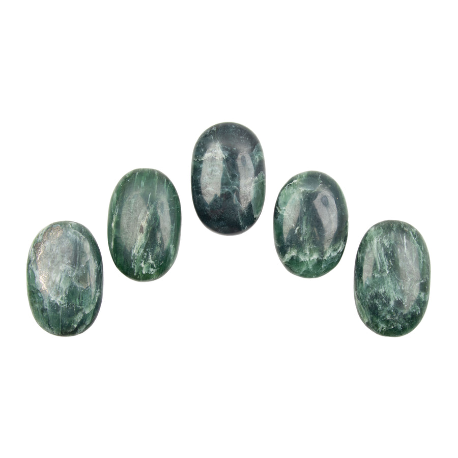 Green Kyanite - Palm Stones