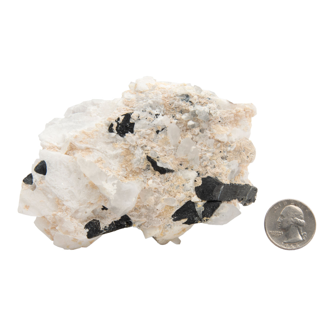 Quartz w/ Black Tourmaline