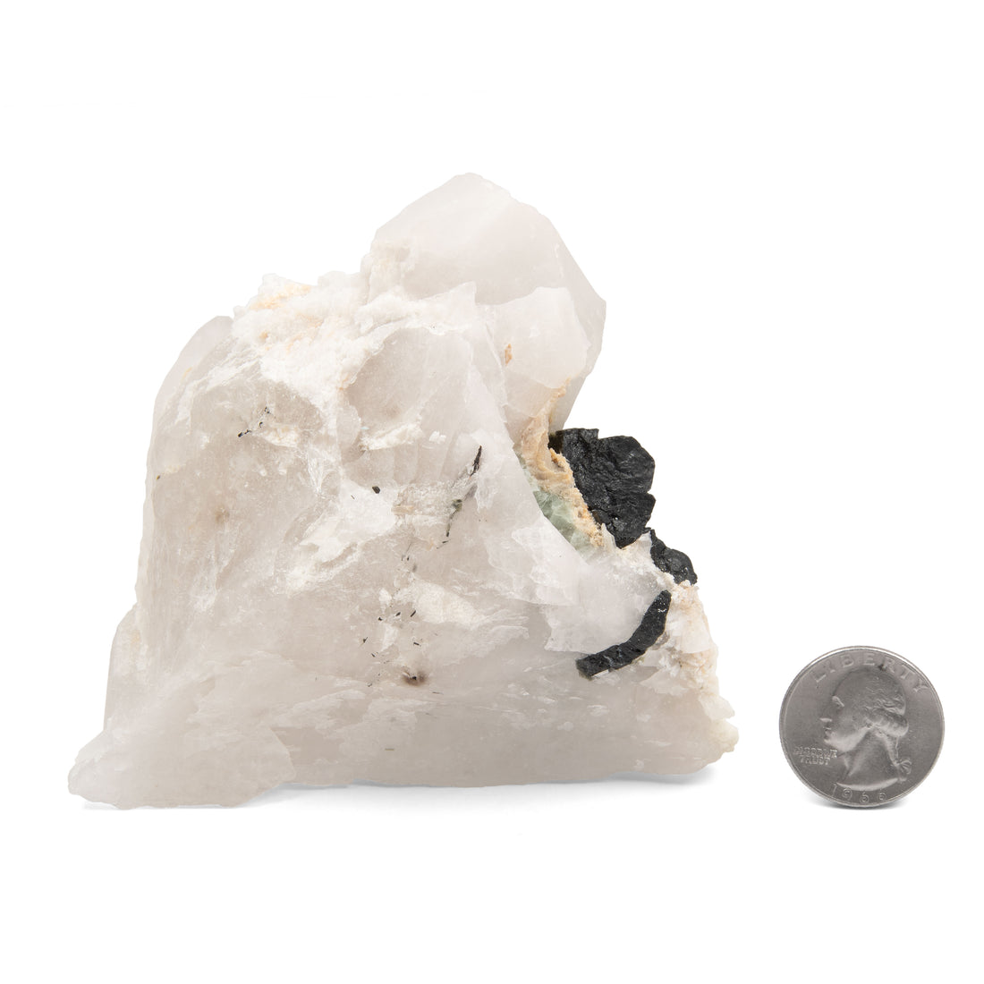 Quartz w/ Black Tourmaline