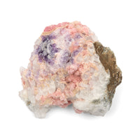 Rhodochrosite with Quartz and Fluorite
