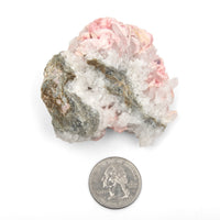 Rhodochrosite with Quartz and Fluorite