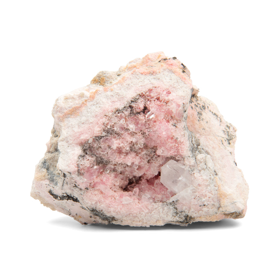 Rhodochrosite Specimen - with Quartz and Hematite