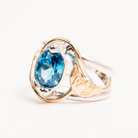 Topaz, Blue- Ring