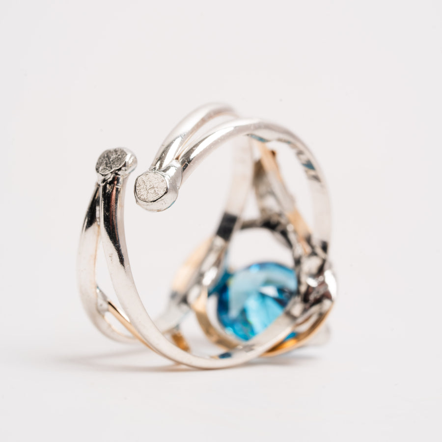 Topaz, Blue- Ring