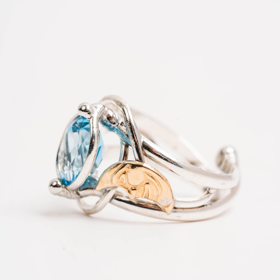 Topaz, Blue- Ring