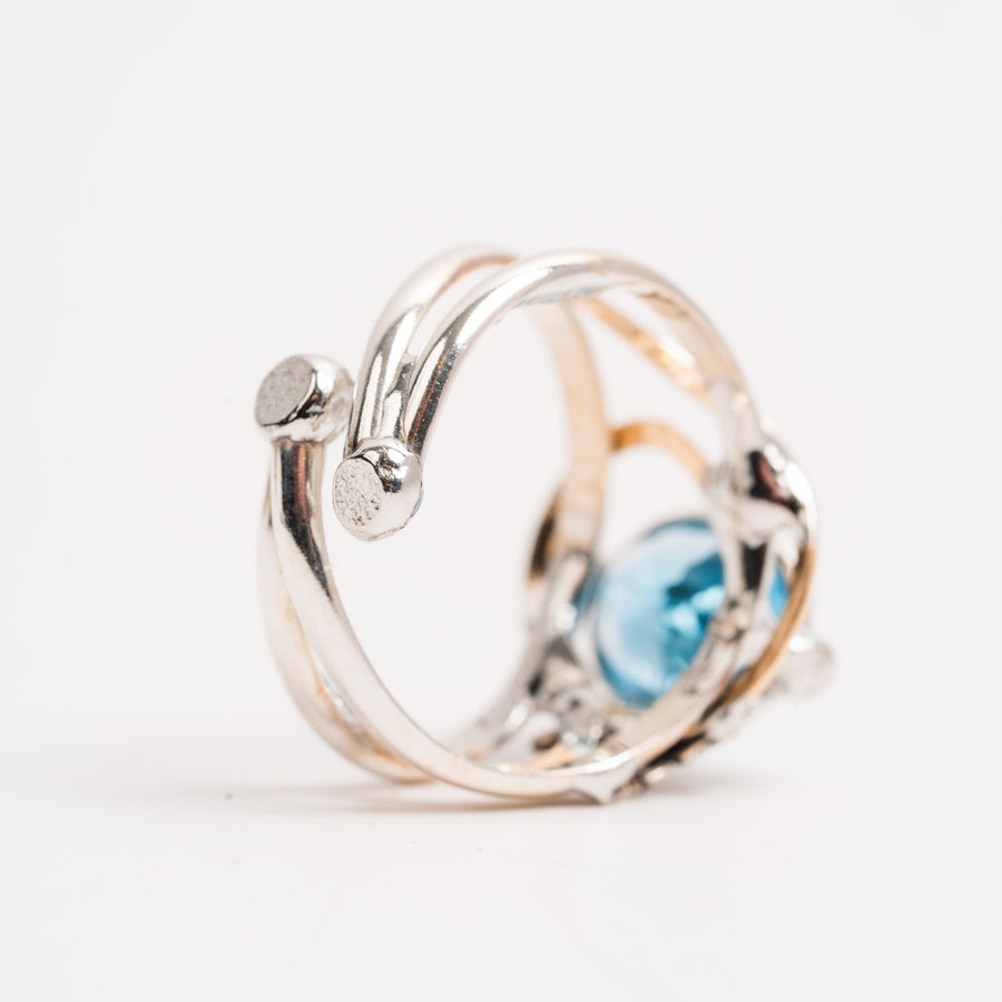 Topaz, Blue- Ring