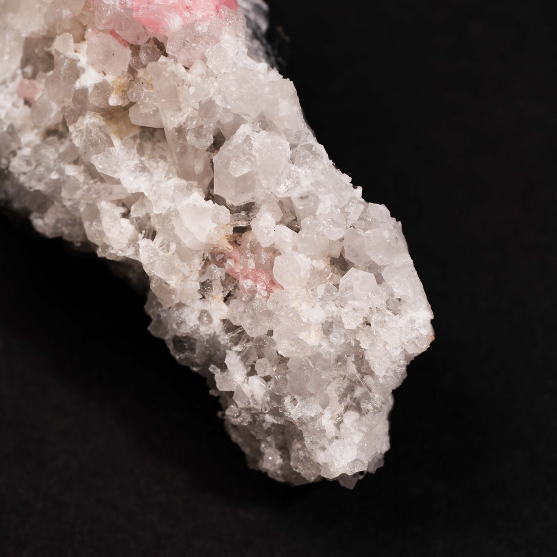 Rhodochrosite with Quartz and Fluorite