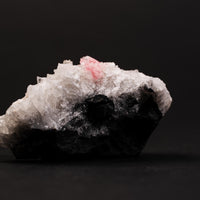 Rhodochrosite with Quartz and Fluorite