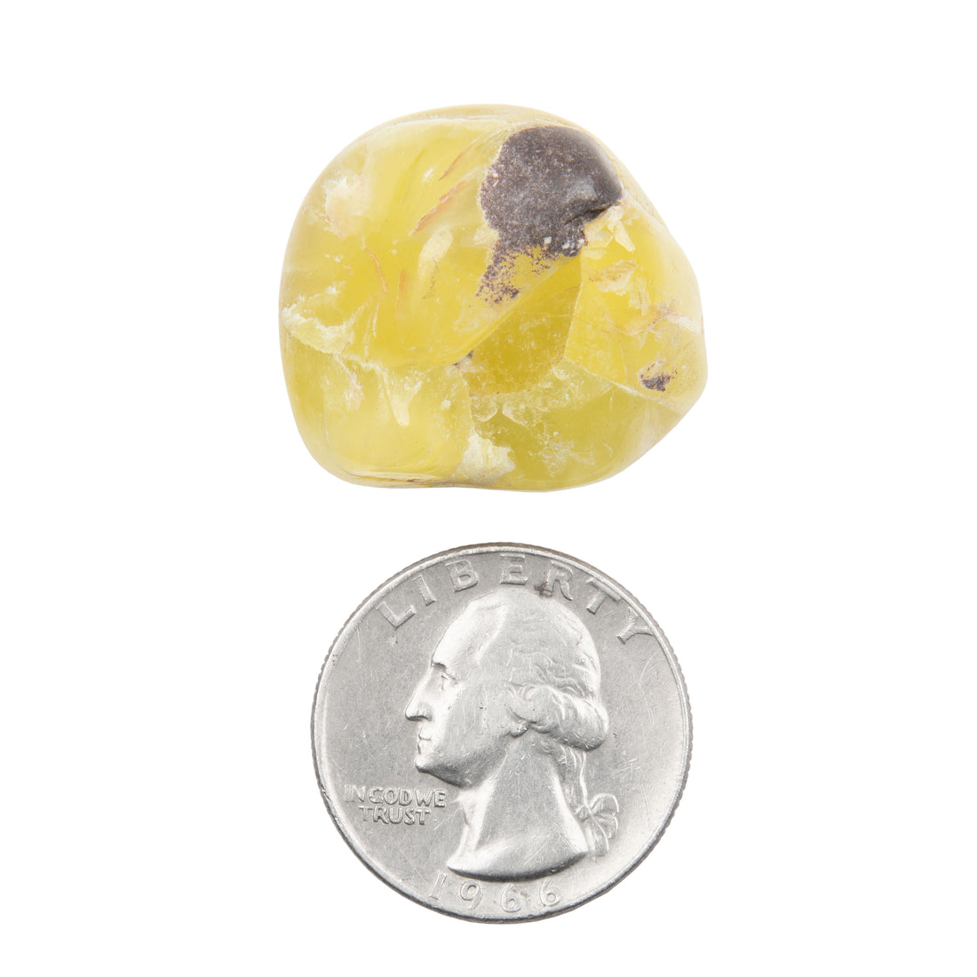 Yellow Prehnite - Polished, Freeform
