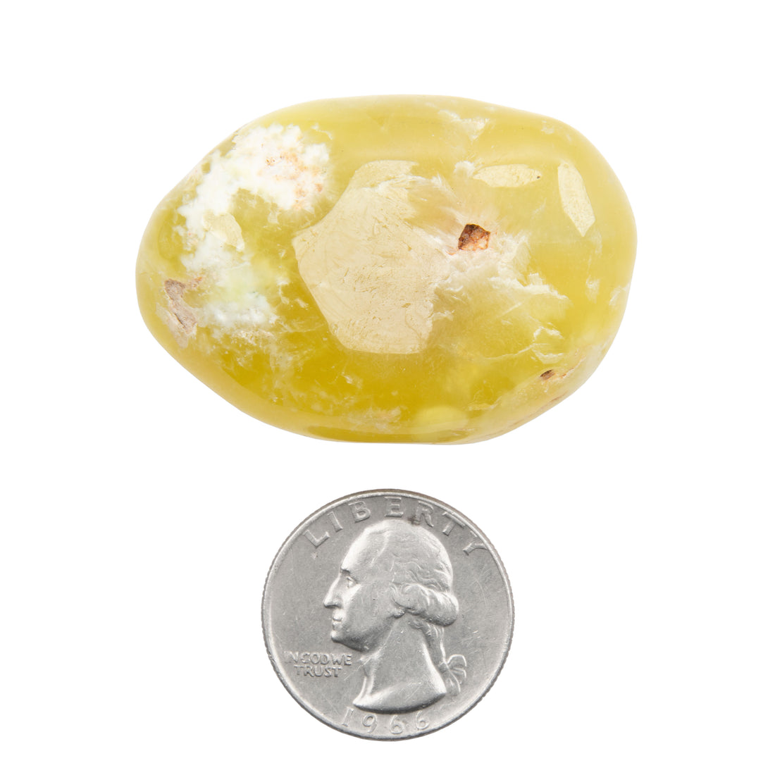 Yellow Prehnite - Palm