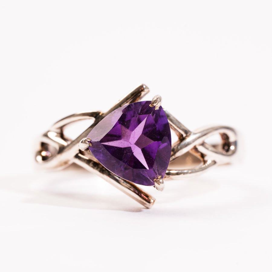 Amethyst - Triangular Cut, Ring(s)