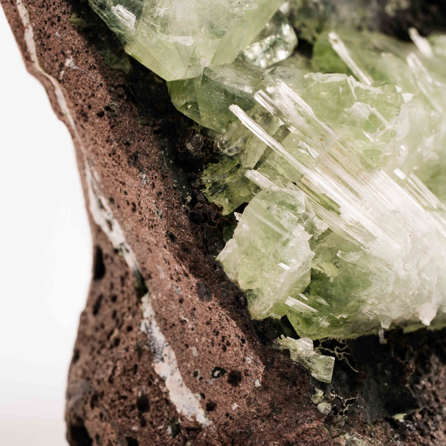 Apophyllite, Green - Cluster