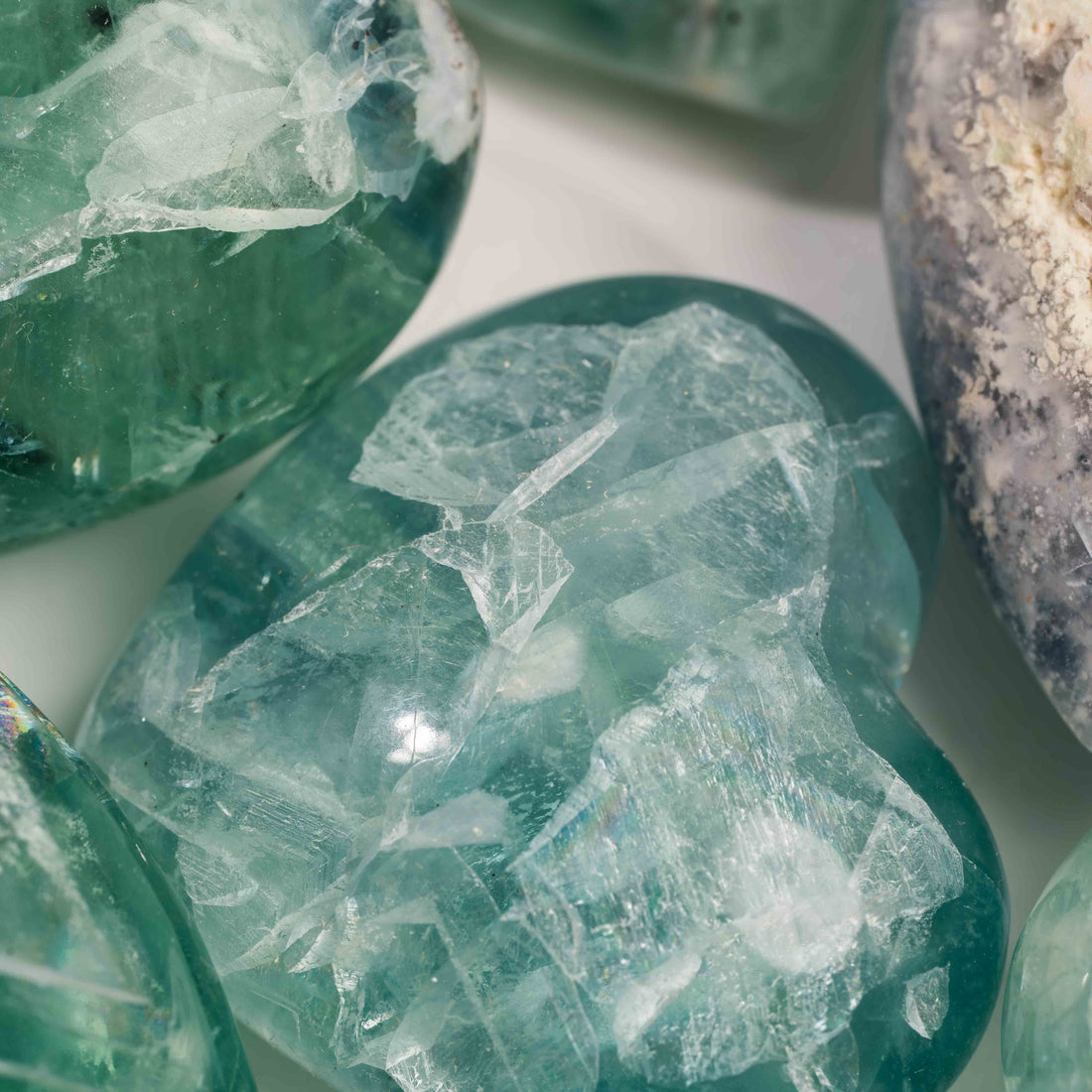 Fluorite, Green - Heart(s)