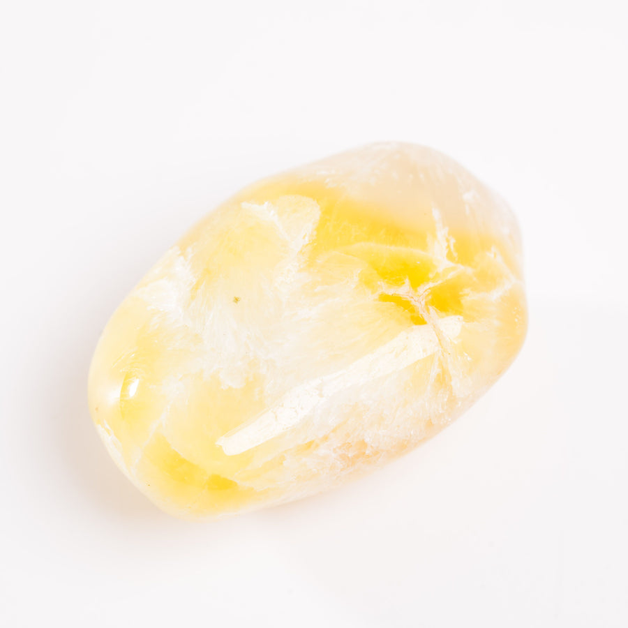 Yellow Prehnite - Polished