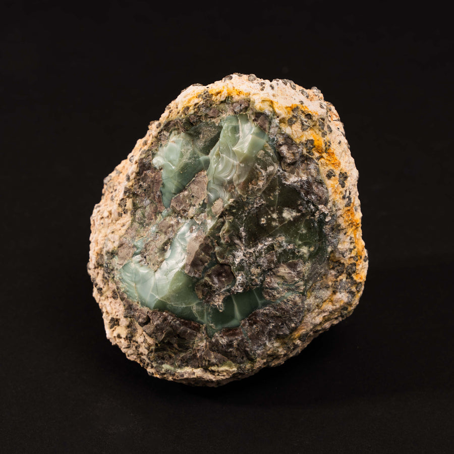 Green Opal, Rhyolite - Geode