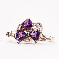 Amethyst - Triangular Cut, Ring(s)