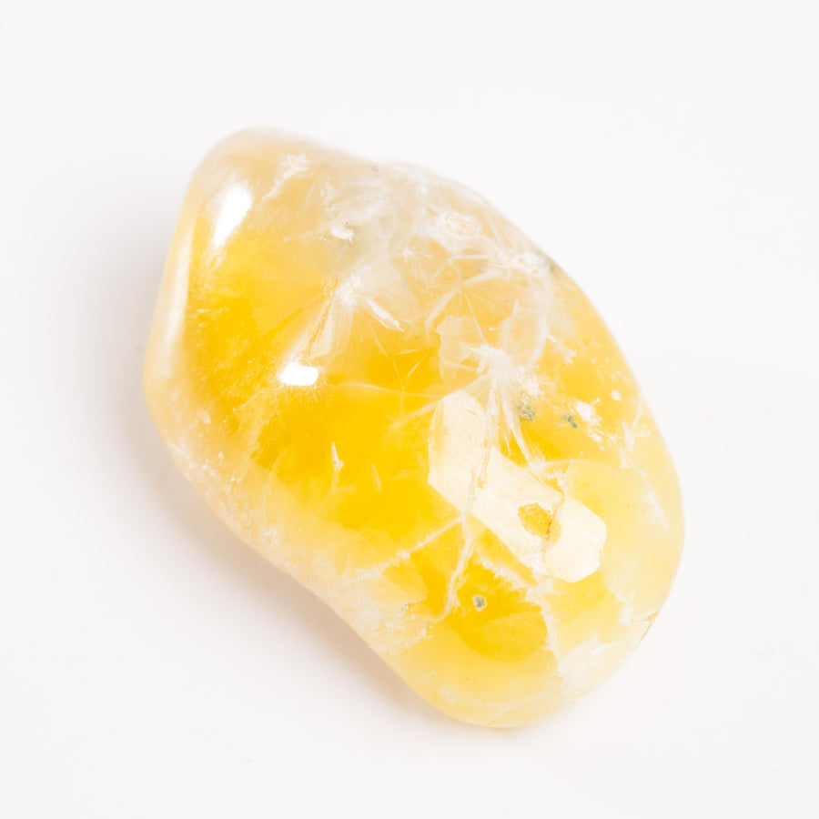 Yellow Prehnite - Polished