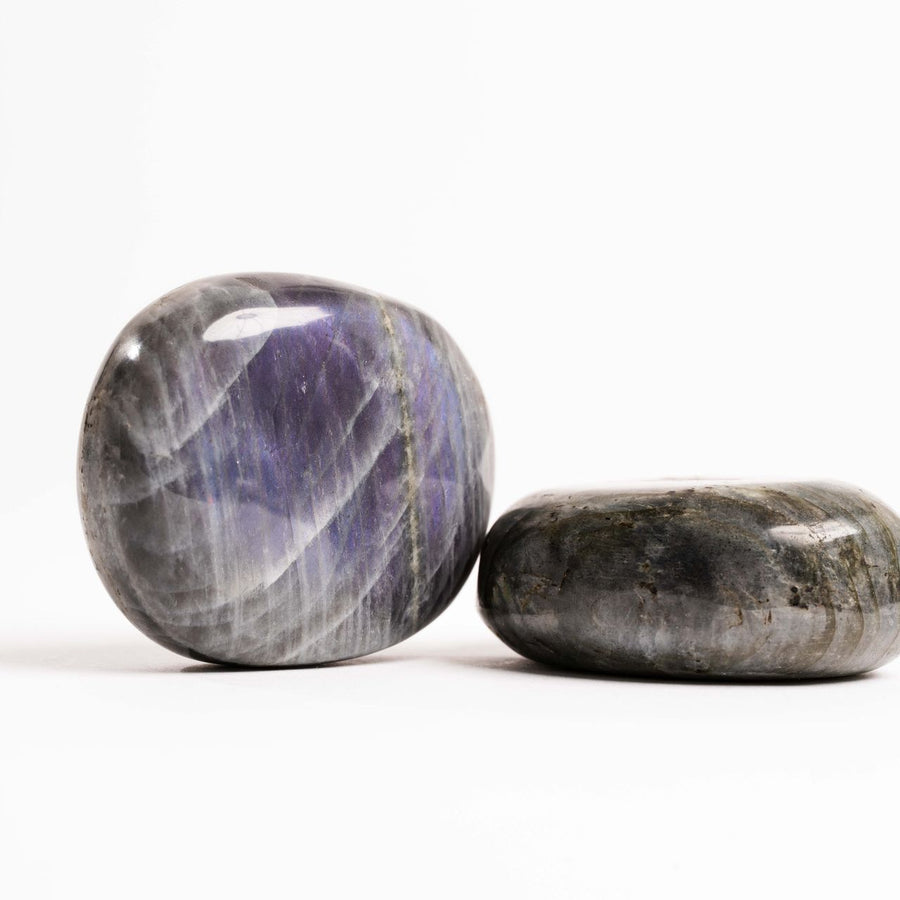 Labradorite, Blue/Purple Flash - Palms