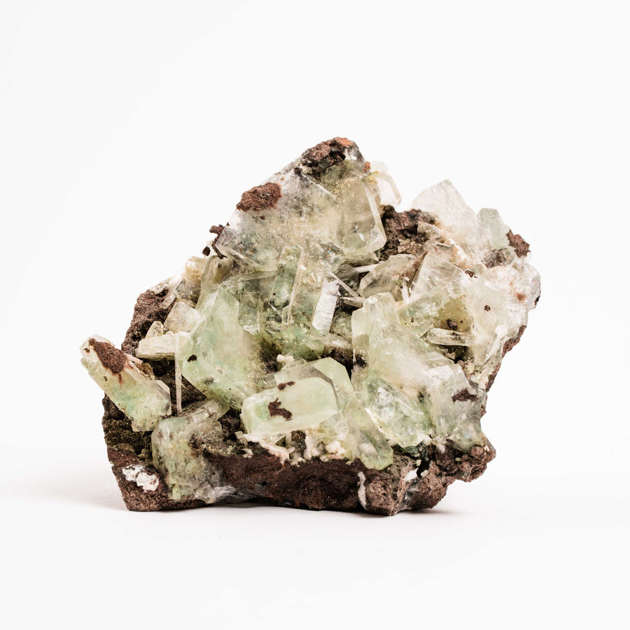 Apophyllite, Green - Cluster