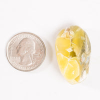 Yellow Prehnite - Polished