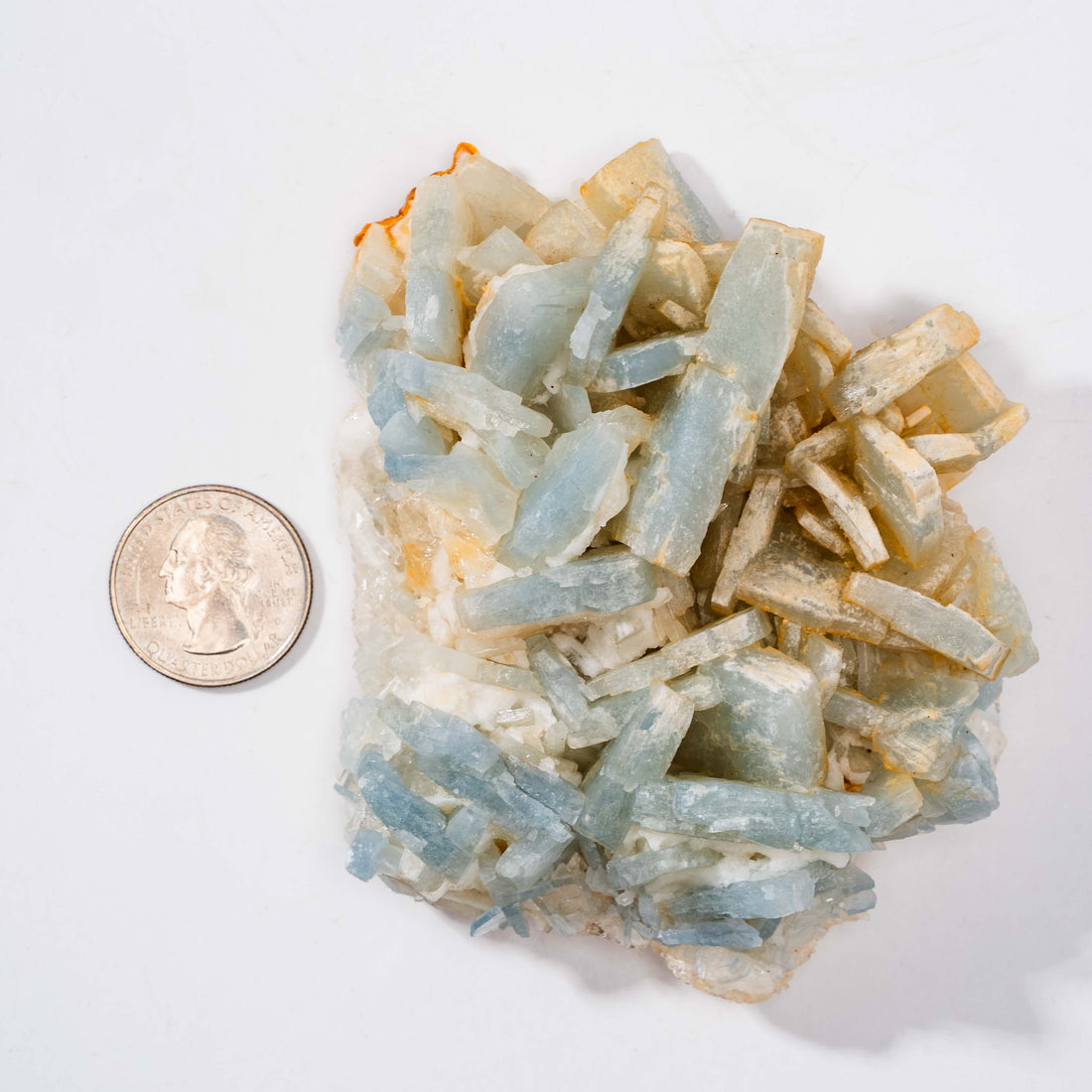 Barite, Blue