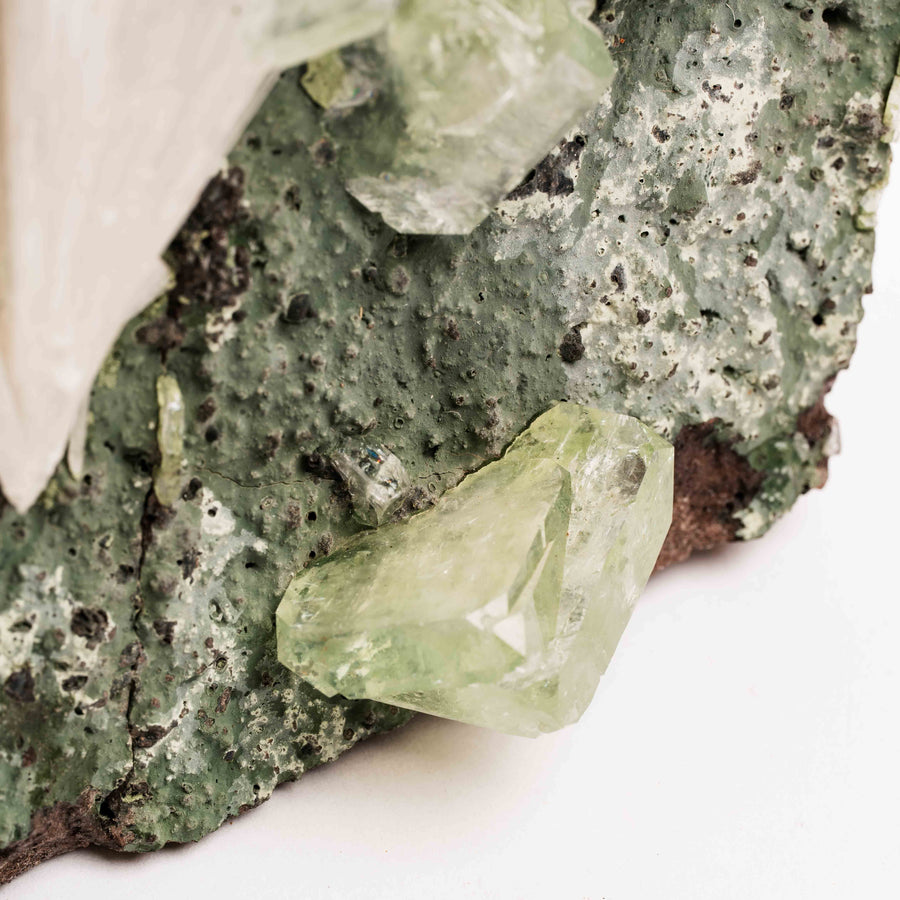 Apophyllite, Green - Cluster