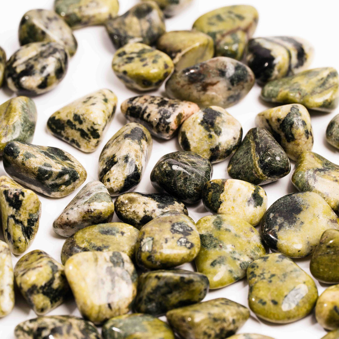 Serpentine, Deep Green & Black - Tumbled Stone(s)