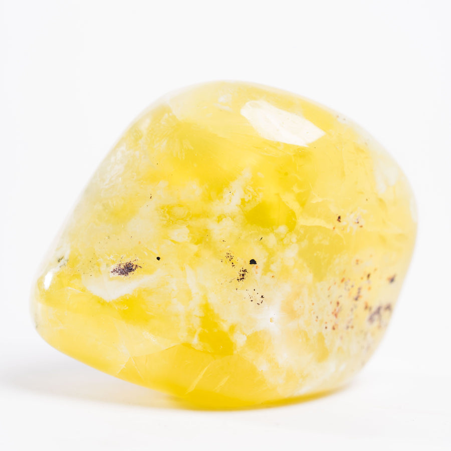 Yellow Prehnite - Polished