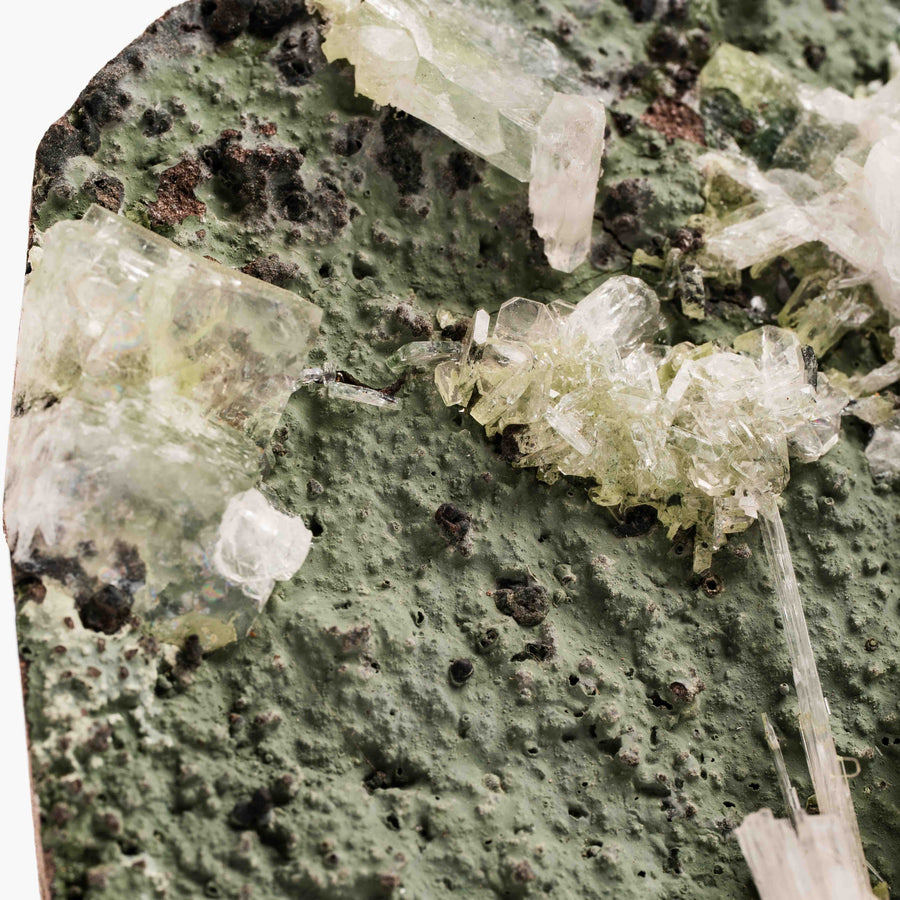 Apophyllite, Green - Cluster