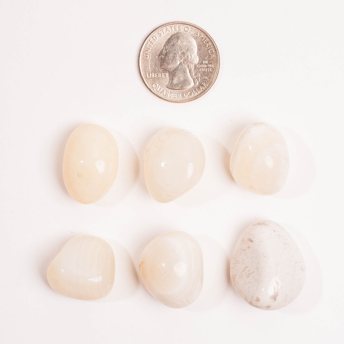 White Chalcedony - Tumbled Stone(s)