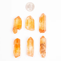 Tangerine Quartz, Intuitive Picks - Earth Love Gallery Collection