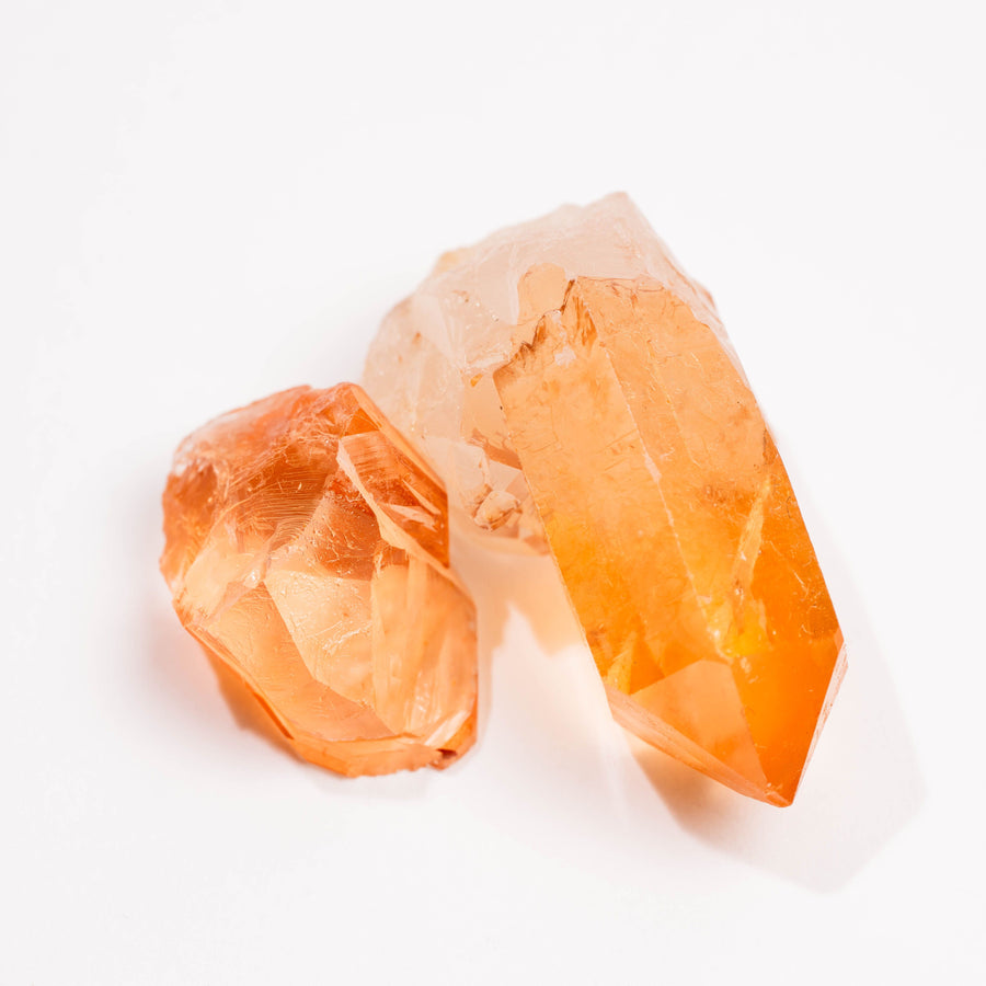 Tangerine Quartz, Intuitive Picks - Earth Love Gallery Collection