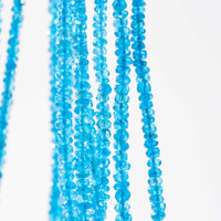 Apatite, Blue - Faceted Bead Necklace