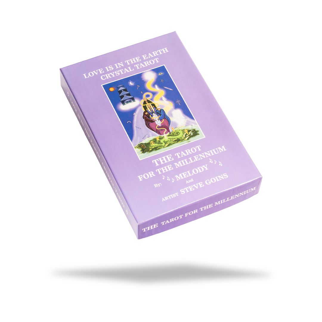 Love Is In The Earth — Crystal Tarot Deck & Book Set (By Melody & Steve Goins)