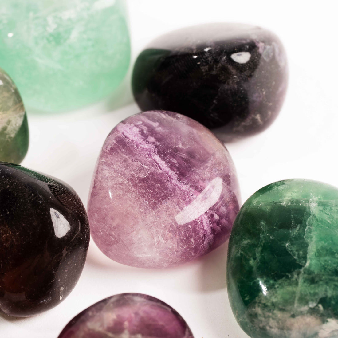 Mixed Fluorite - Tumbled Stone(s)