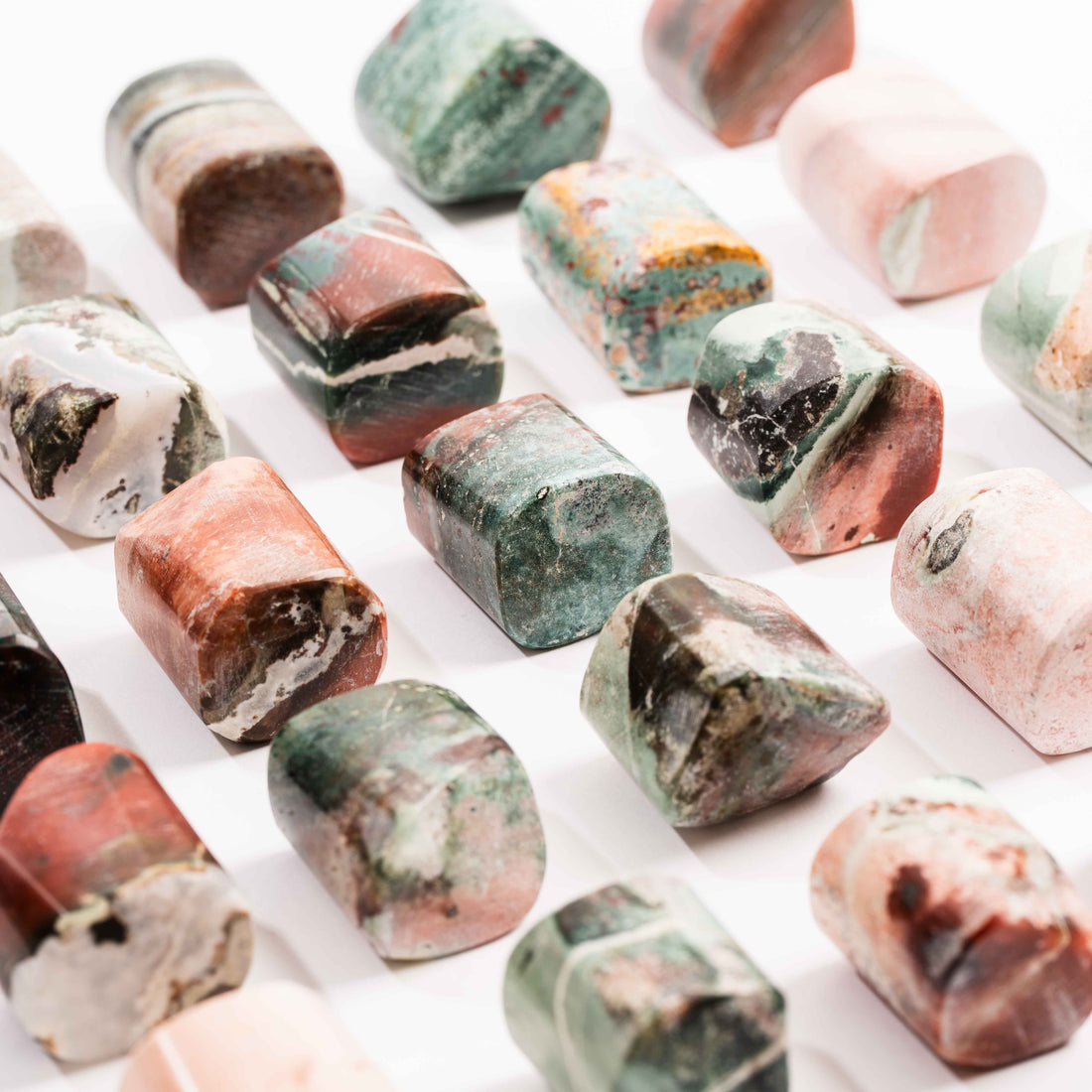 Jasper, Unicorn - Polished, Rounded Cube(s)