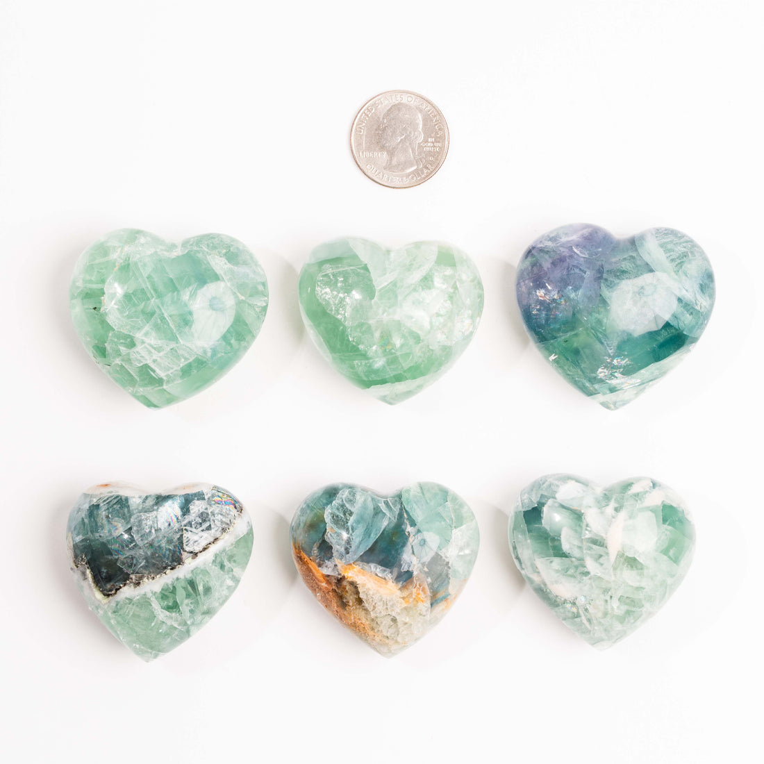 Fluorite, Green - Heart(s)